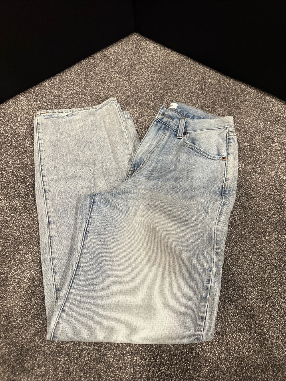 Pistols Light Wash Straight Jeans